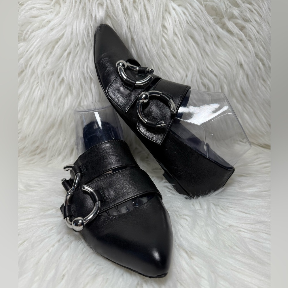 AGL Leather Ballet Flat Sz 37